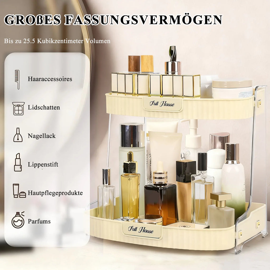 Organisateur de Cosmétiques Double Niveau