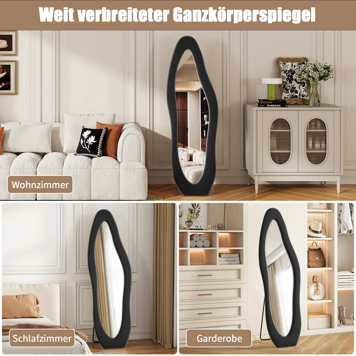 Miroir Périphérique Incurvé