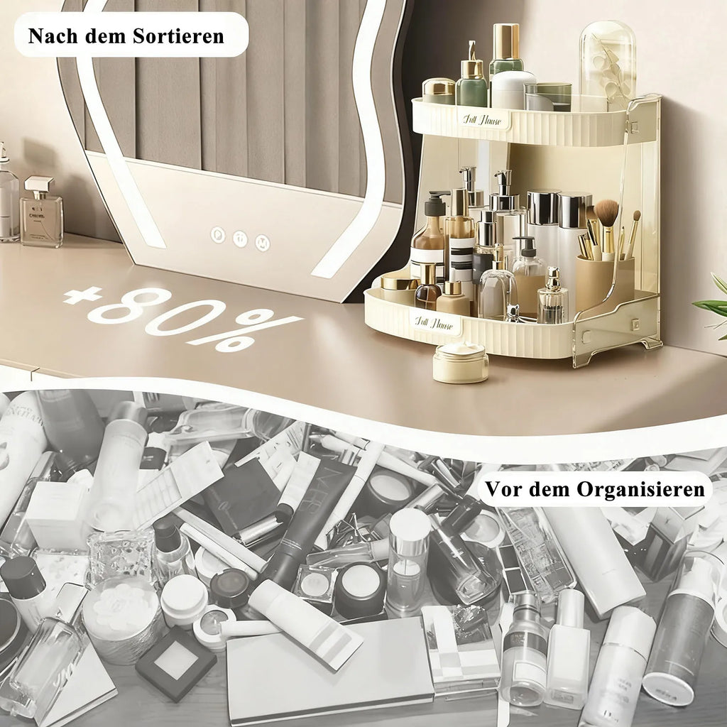 Organisateur de Cosmétiques Double Niveau