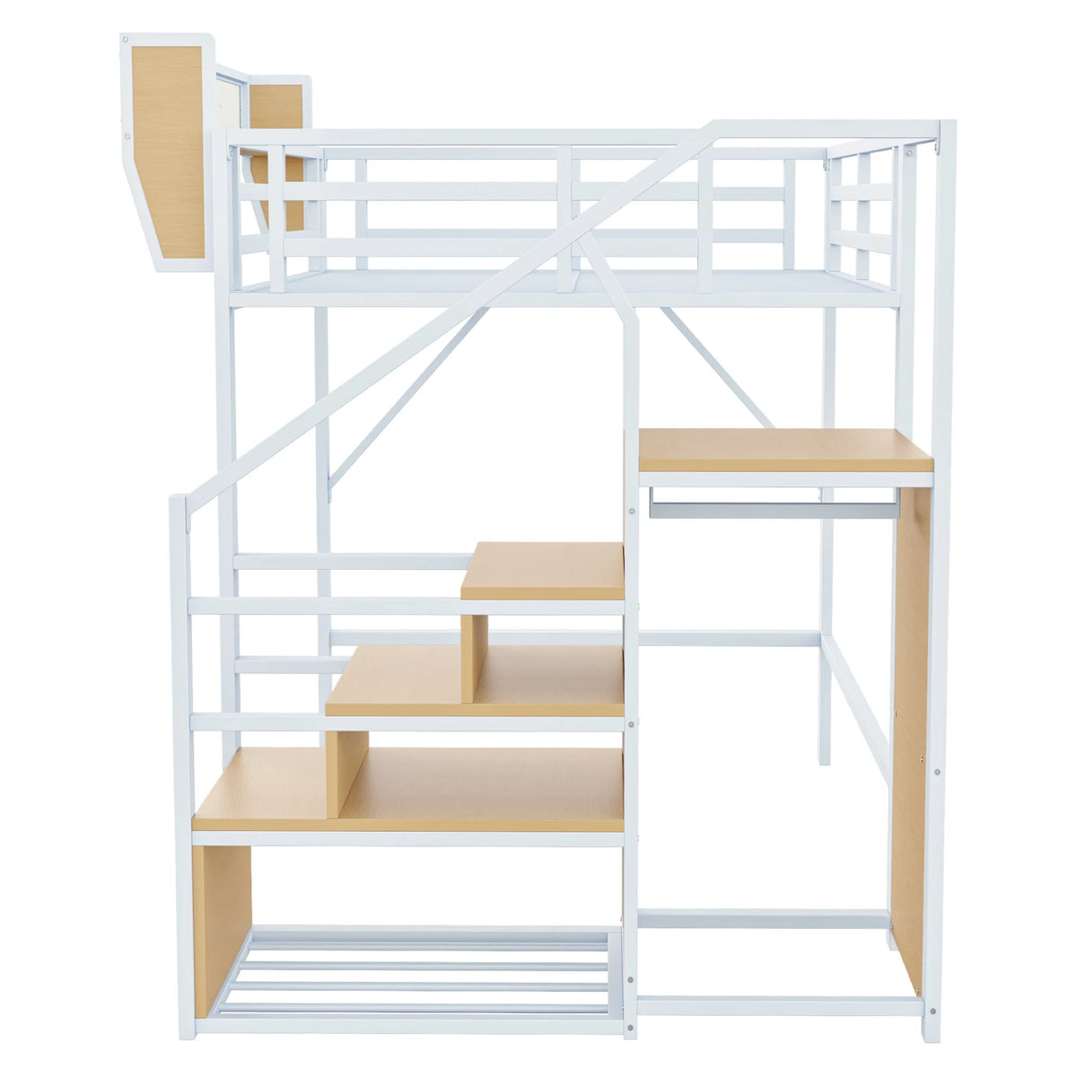 Lit Mezzanine 140x200 cm en Métal