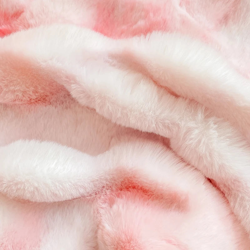 Fluffy Plush Bed Sheet Coral Fleece Thick Queen Bed Sheets for Winter Soft Warm Winter Fitted Bed Sheet King Drap Housse 160x200