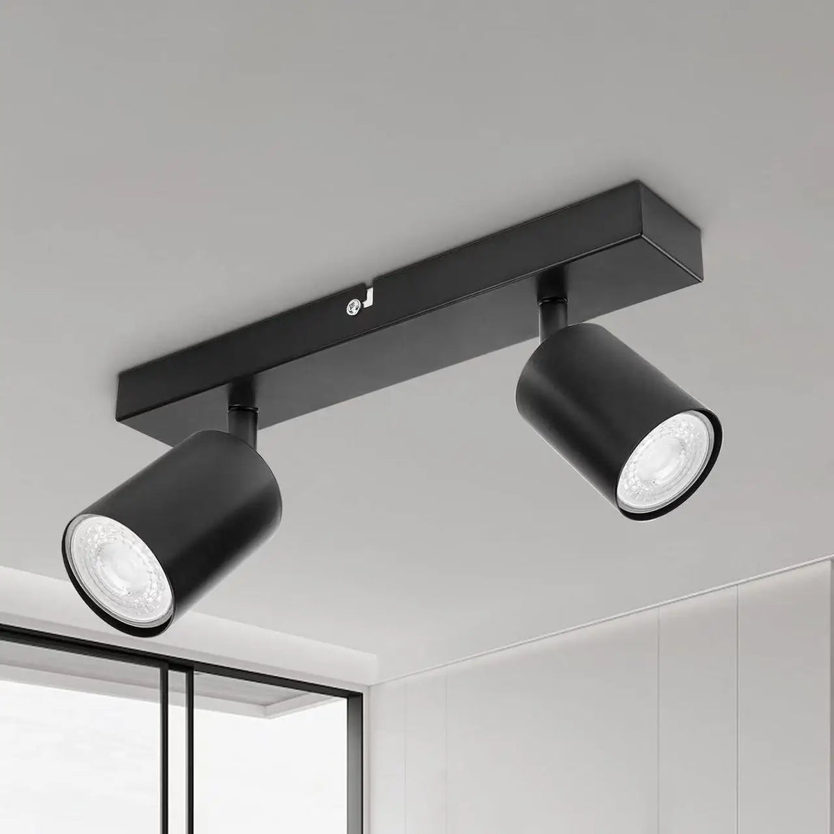 Plafonnier / Applique Murale LED Noir GU10