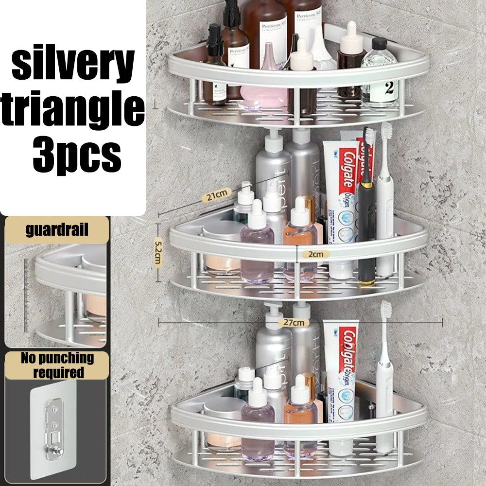 Étagère de rangement murale salle de bain