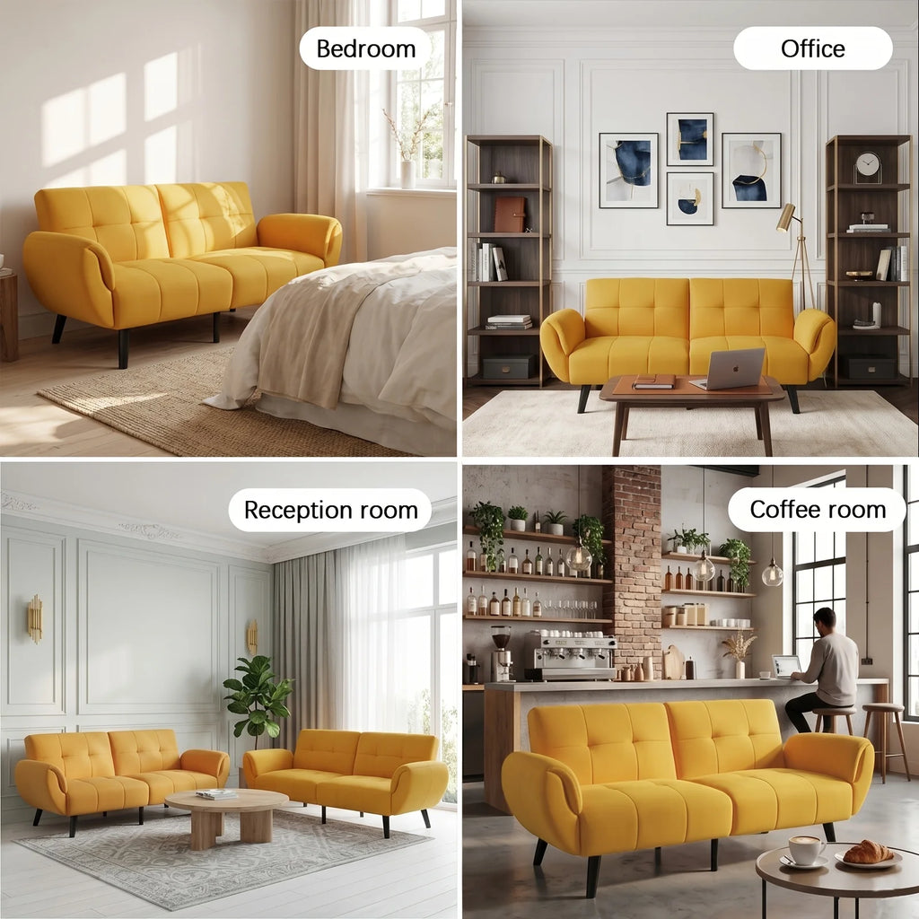 Canapé trois places relax moderne JIEXI, adapté pour le salon, les salles de réunion ou les espaces de réception
