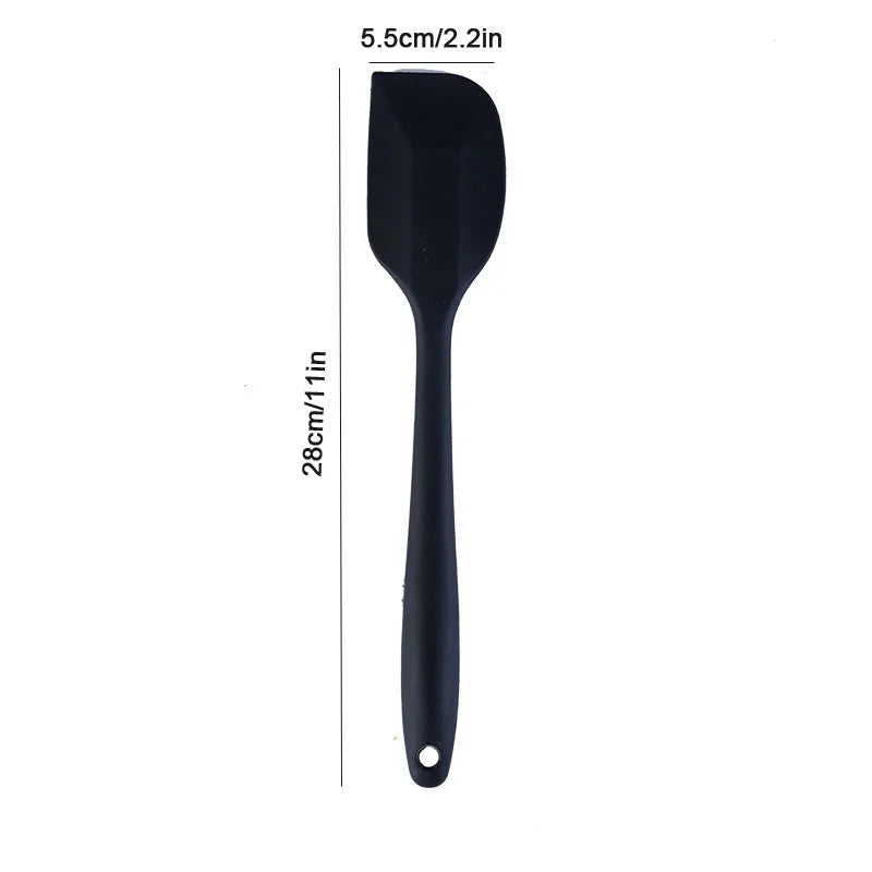Spatule à crème en silicone, spatule à beurre anti-adhésive, ustensiles de cuisson thermorésistants pour la cuisine, outils de pâtisserie DIY pour gâteaux