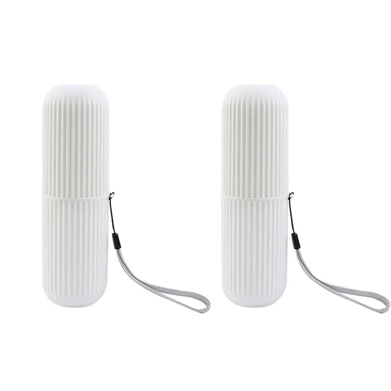 Étui de protection portable pour brosse à dents et dentifrice -