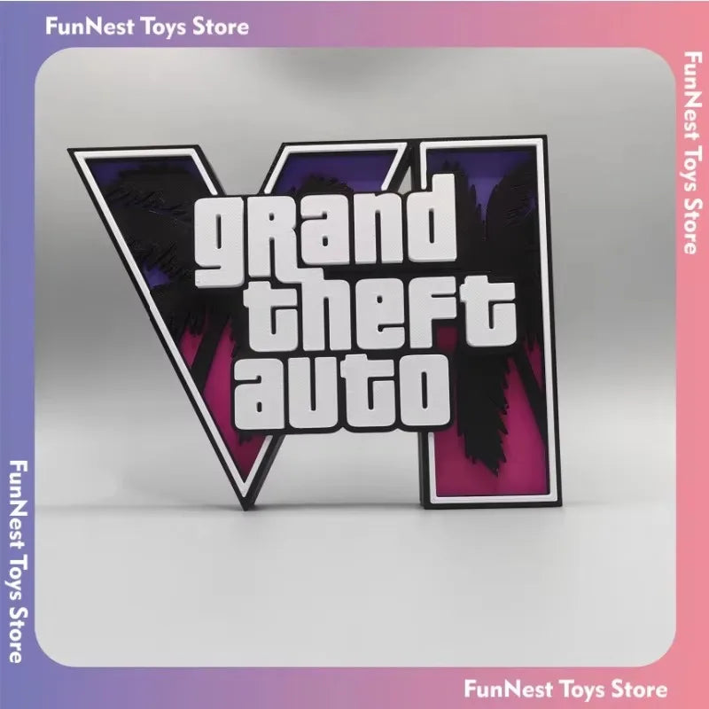 GTA6 Logo 3D