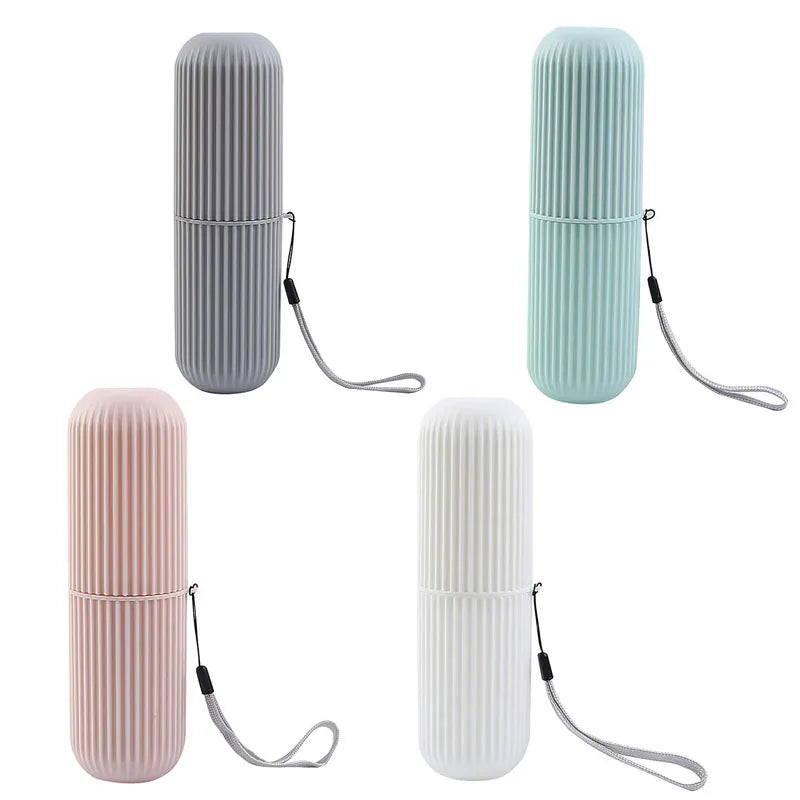 Étui de protection portable pour brosse à dents et dentifrice -