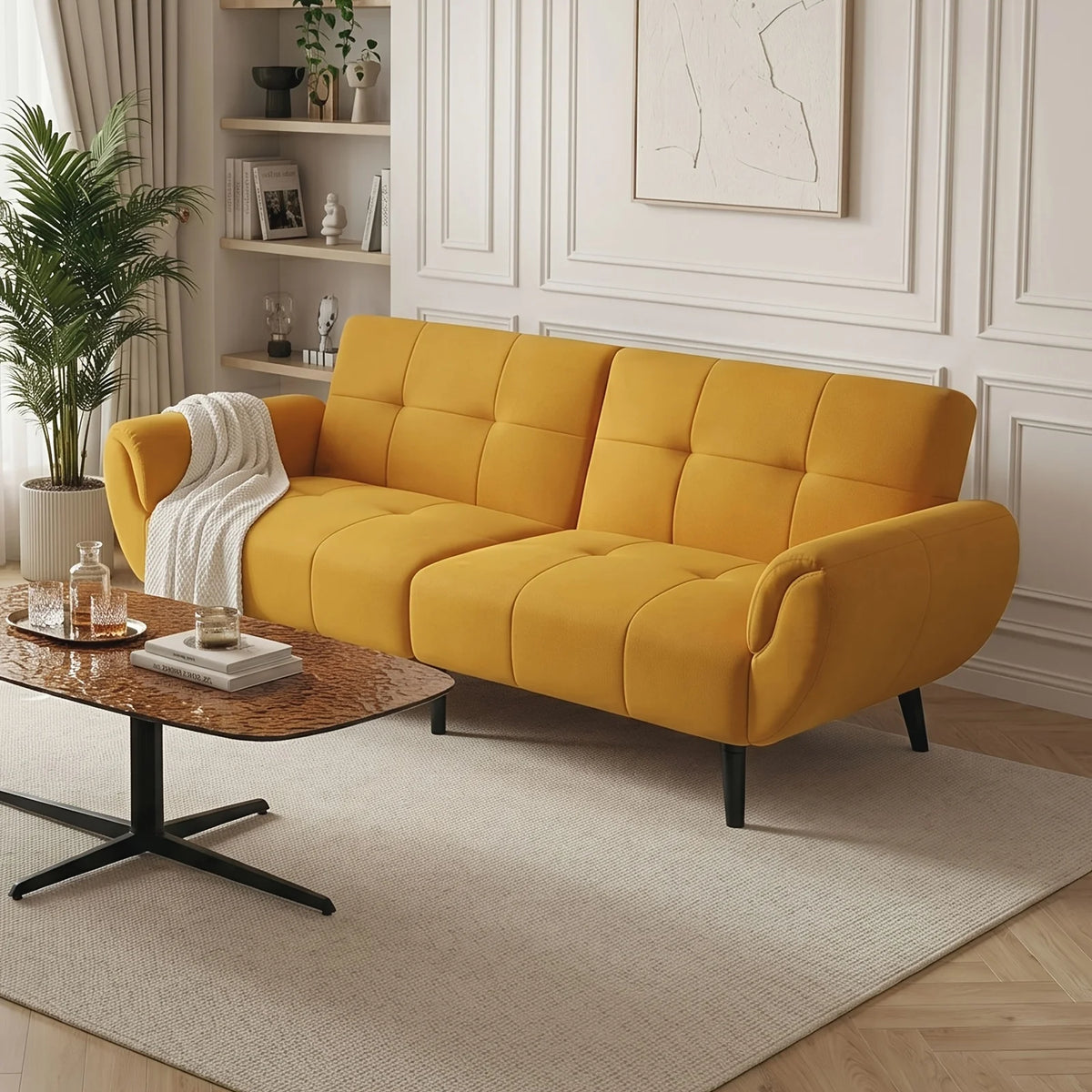 Canapé trois places relax moderne JIEXI, adapté pour le salon, les salles de réunion ou les espaces de réception