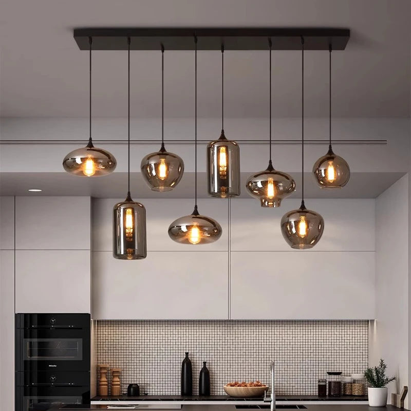 Lustre suspendu LED moderne en forme d'anneau pour décoration d'intérieur, suspension lumineuse pour salon et salle à manger