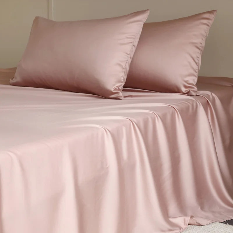 Drap plat 1 pièce en soie de mûrier