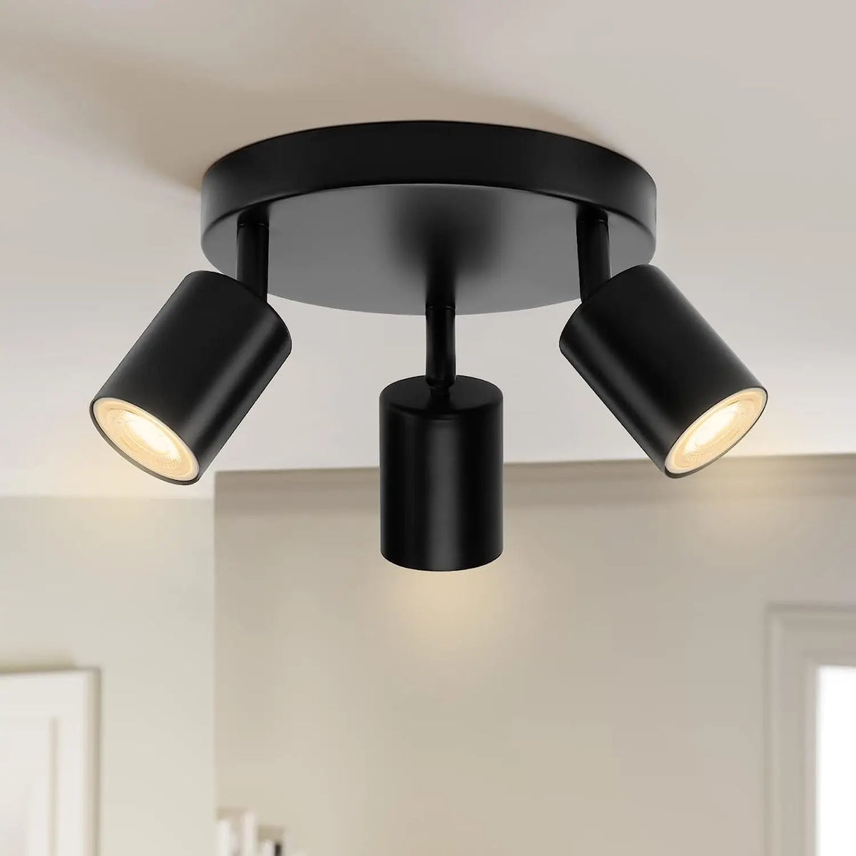 Projecteur LED GU10 dimmable - Projecteur mural de fond pour magasin de vêtements, spot sur rail 7W 12W, projecteur de plafond en saillie AC 220V