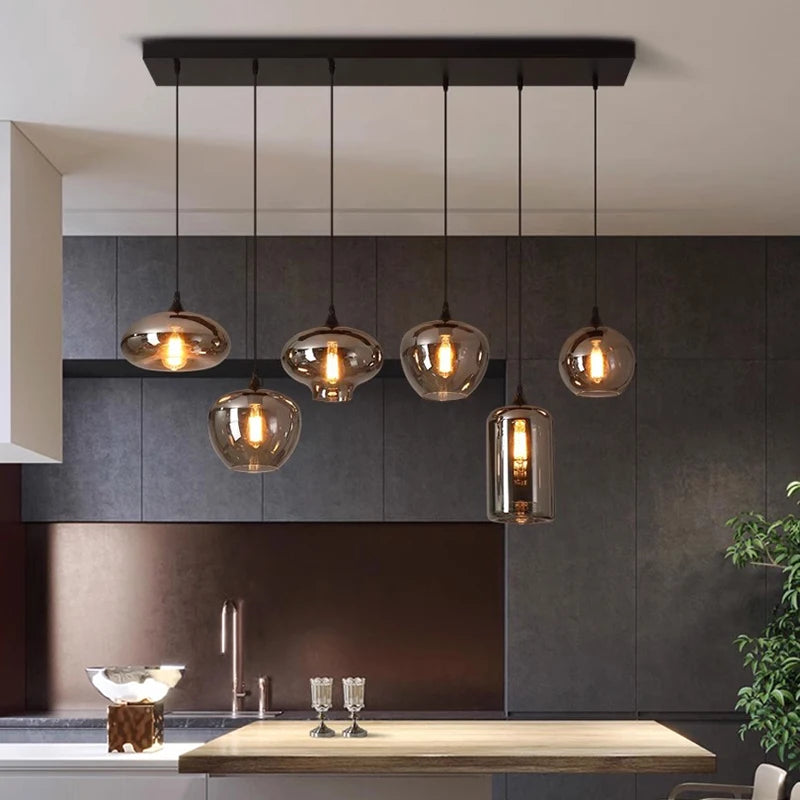 Lustre suspendu LED moderne en forme d'anneau pour décoration d'intérieur, suspension lumineuse pour salon et salle à manger