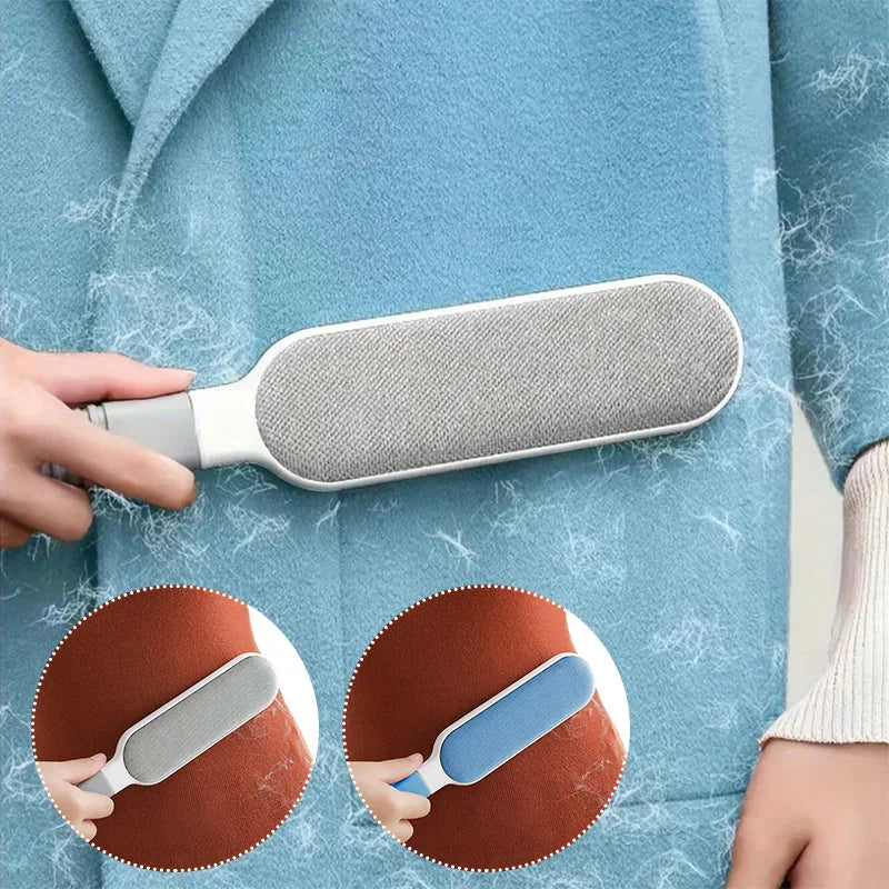 Magic Clothes Lint Remover,Reusable Static Dusting Cleaning Brushes for Sofa Carpet,Pet Cat Hair Fur Roller Brush Manual Cleaner