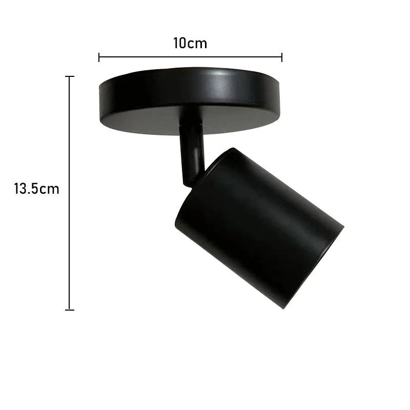 Projecteur LED GU10 dimmable - Projecteur mural de fond pour magasin de vêtements, spot sur rail 7W 12W, projecteur de plafond en saillie AC 220V