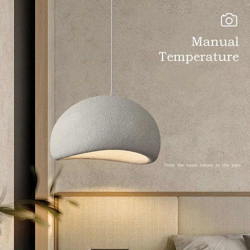 Modern LED Nordic Wabi Sabi Pendant Light - Ceiling Chandeliers Hanging Lamp for Living Room Dining Bedroom Bar Home Decor