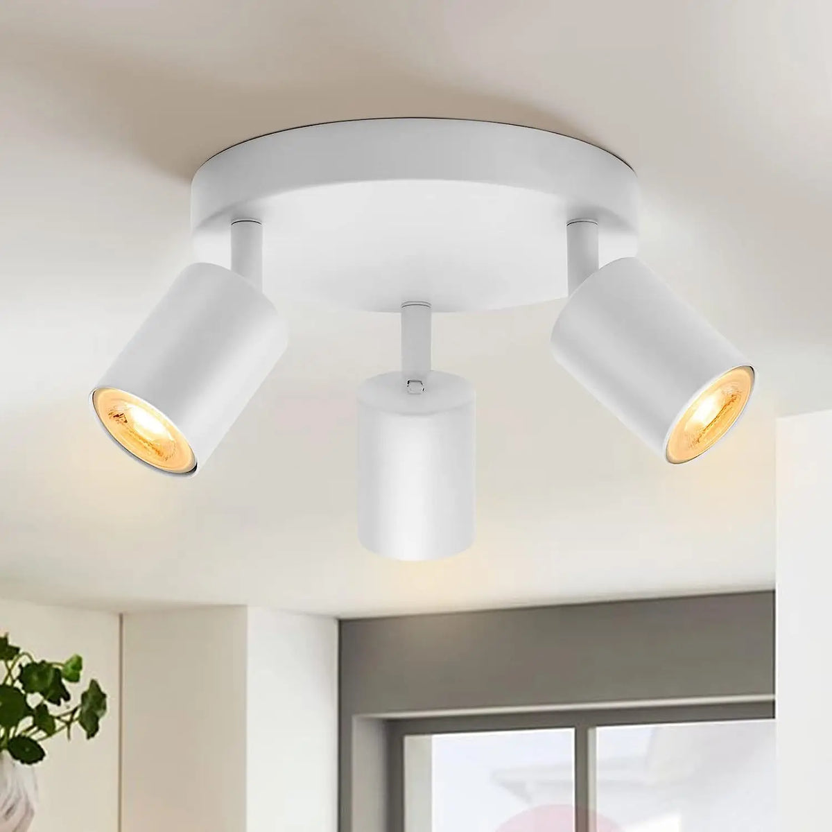 Projecteur LED GU10 dimmable - Projecteur mural de fond pour magasin de vêtements, spot sur rail 7W 12W, projecteur de plafond en saillie AC 220V