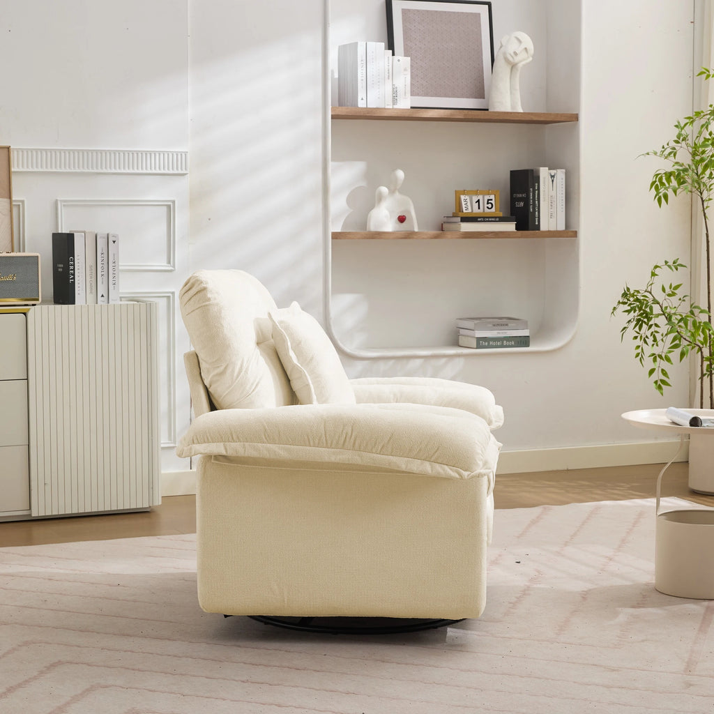 Ensemble canapé en chenille avec mousse à mémoire de forme, fauteuil