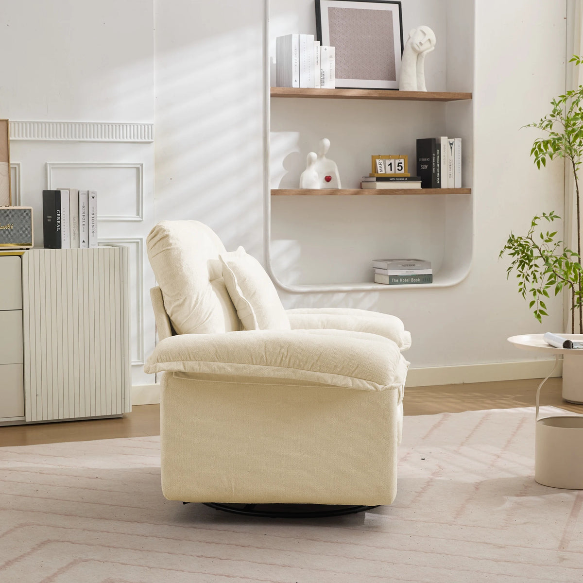 Ensemble canapé en chenille avec mousse à mémoire de forme, fauteuil