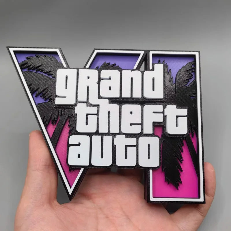 GTA6 Logo 3D