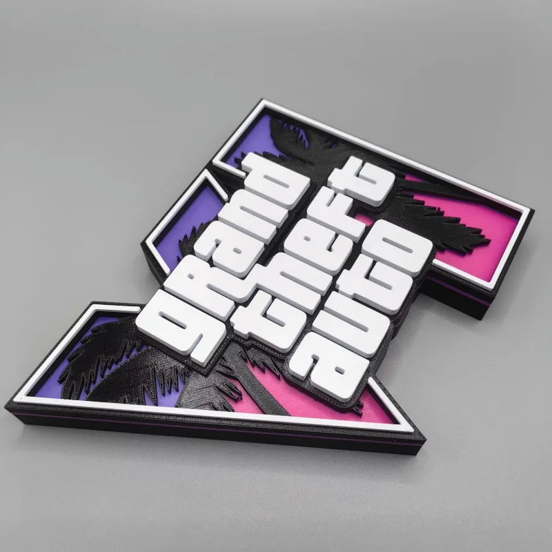 GTA6 Logo 3D