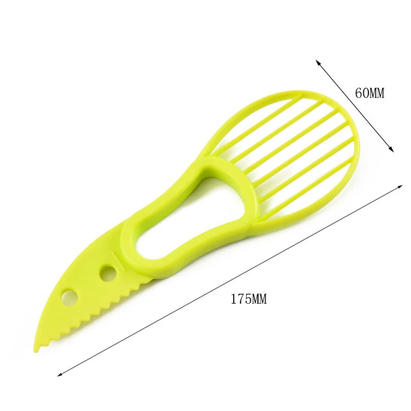 Trancheur d'avocat 3-en-1, dénoyauteur de karité et beurre, éplucheur et coupe-fruit, séparateur de pulpe, couteau en plastique, outils et gadgets de cuisine pour légumes