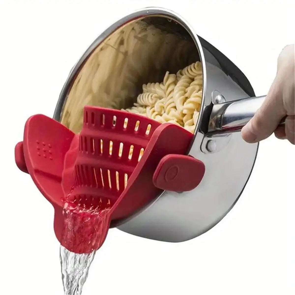 Passoire 1 pièce, passoire pour casseroles, passoire adaptable à clipser pour casseroles, poêles et bols, passoire de cuisine