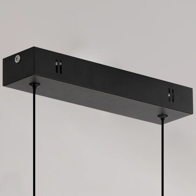 Luminaires de pièce pour cuisine - Grand lustre allongé, suspension pour salon et éclairage de décoration intérieure