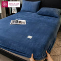 Drap-housse et housse de matelas moelleuse en polaire corail