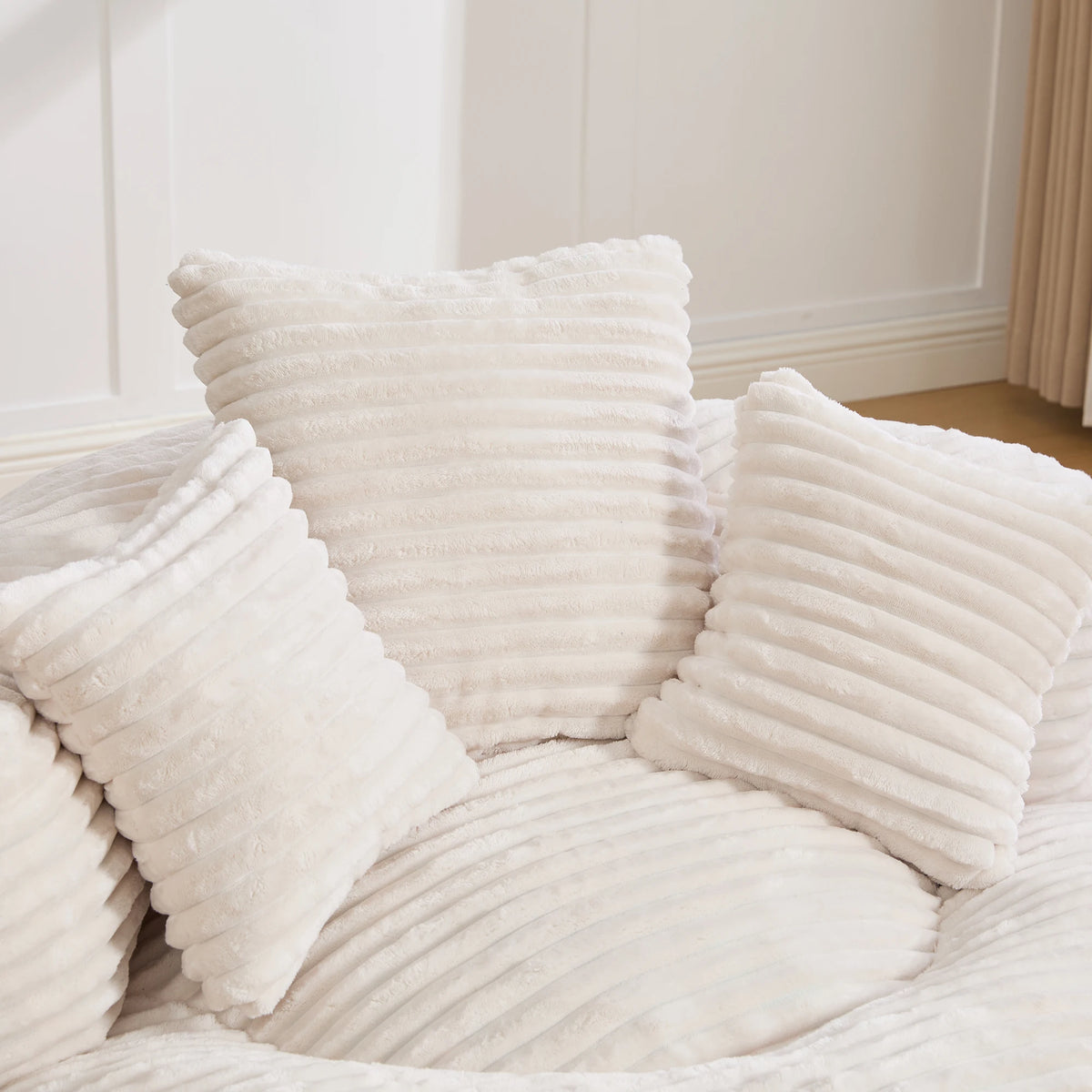 Fauteuil relax / canapé d'appoint pour chambre, solide et confortable, fauteuil à dossier haut avec poches de rangement, fauteuil canapé individuel pour le jeu vidéo, fauteuil poire pour le bureau