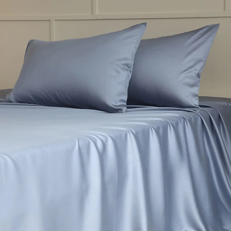 Drap plat 1 pièce en soie de mûrier