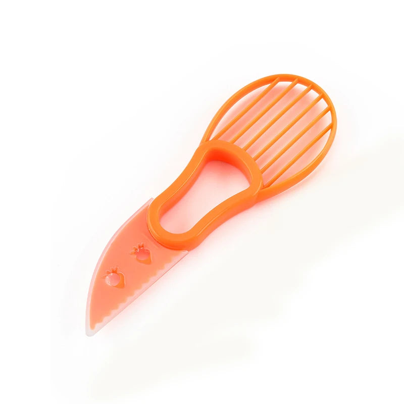 Trancheur d'avocat 3-en-1, dénoyauteur de karité et beurre, éplucheur et coupe-fruit, séparateur de pulpe, couteau en plastique, outils et gadgets de cuisine pour légumes