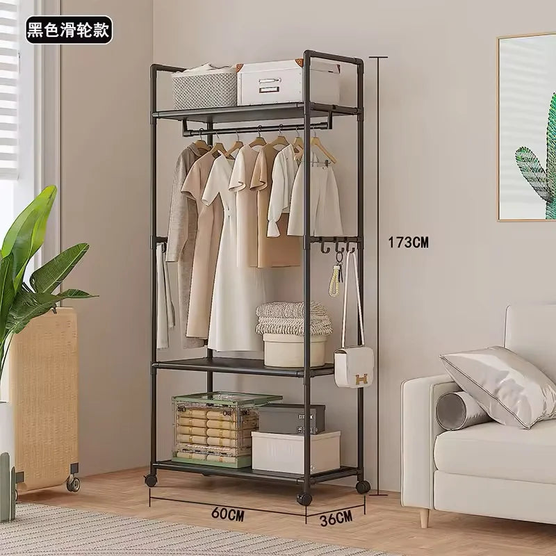 Portant à Vêtements Multi-Niveaux