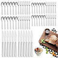 60-Piece Stainless Steel Teaspoon Set – Mirror-polished Silver Cutlery Suitable for Coffee, Tea, and Everyday Dining; Durable and Dishwasher-safe, Ideal for Both Home and Restaurant Use.