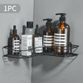 Étagère de salle de bain, serviteur de douche d'angle, rangement triangulaire sans perçage pour cuisine et salle de bain, étagère de douche, support de rangement pour shampooing