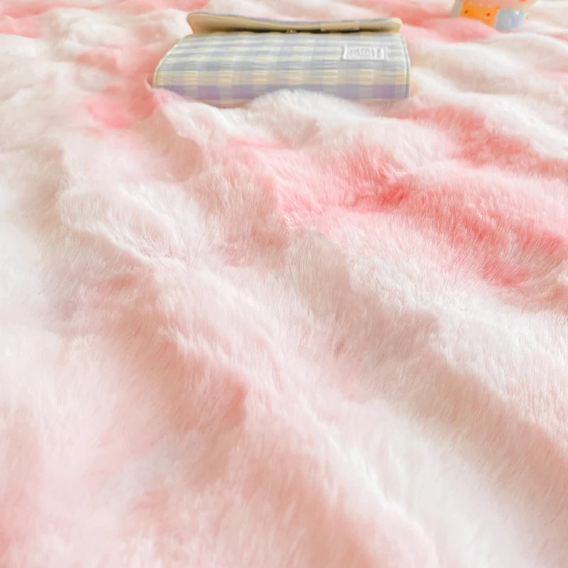 Fluffy Plush Bed Sheet Coral Fleece Thick Queen Bed Sheets for Winter Soft Warm Winter Fitted Bed Sheet King Drap Housse 160x200