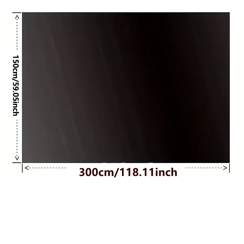 Rideau occultant 95–98 % portable et amovible pour voyage (à découper soi-même), tissu occultant effet noir complet, stores de fenêtre autoadhésifs