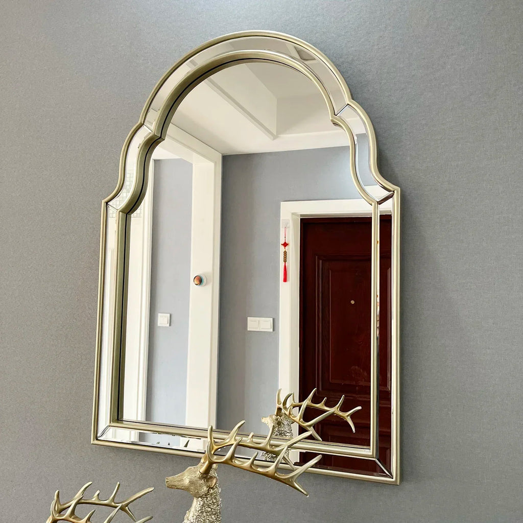 Nordic Light Luxury Arch Mirror - Original Design Vanity Mirror, Sanitary Wall Decor for Home