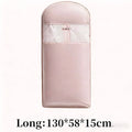 Sac de rangement suspendu à compression beige, sac sous vide offrant 40 % de gain de place, housse transparente avec fermeture éclair durable pour vêtements d'hiver