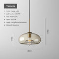 Lustre suspendu moderne en verre - Suspension lumineuse pour salon, salle à manger, couloir, cuisine, table à manger, chambre et chevet