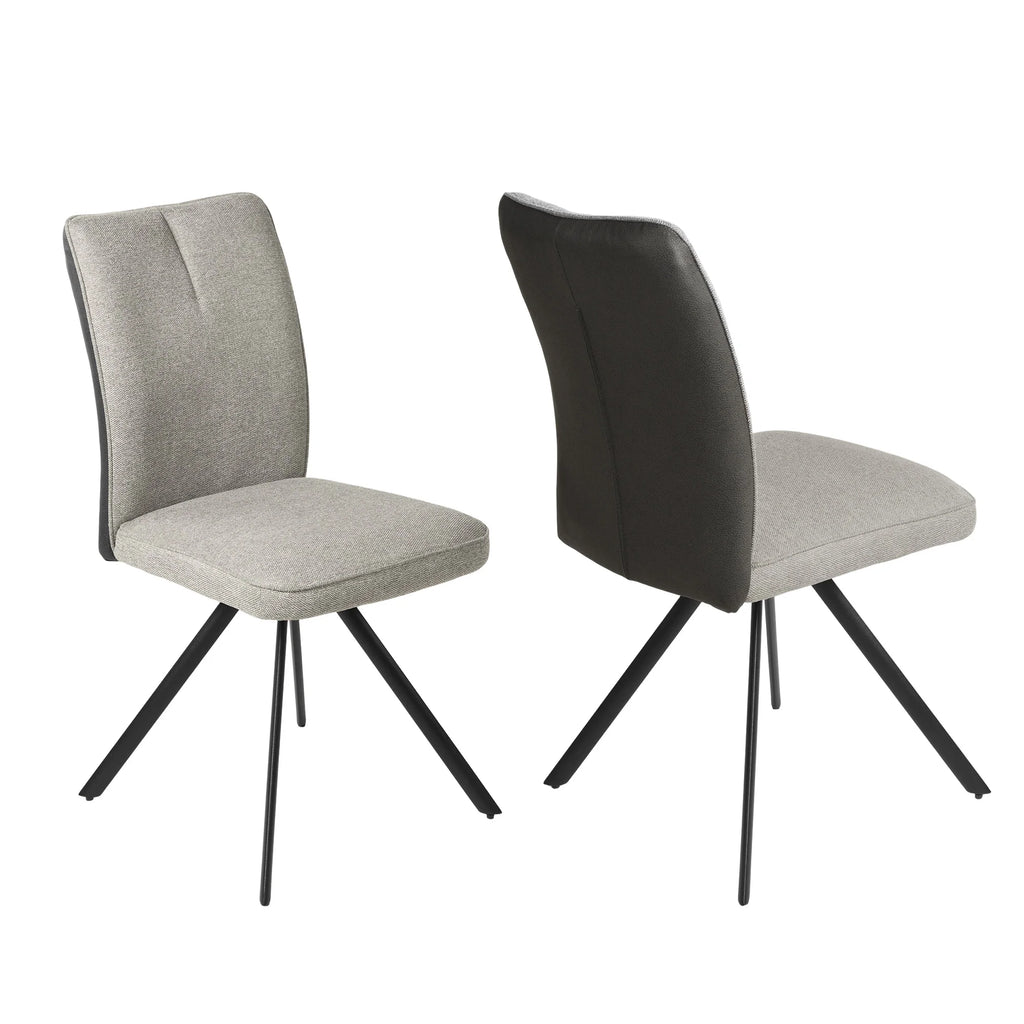 Lot de 2/4/6/8 chaises de salle à manger JIEXI, chaise rembourrée de style designer avec pieds en métal, chaise de cuisine moderne, dossier haut confortable, adaptée aux salles à manger, salons et salles de réunion