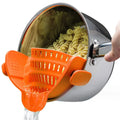 Passoire 1 pièce, passoire pour casseroles, passoire adaptable à clipser pour casseroles, poêles et bols, passoire de cuisine