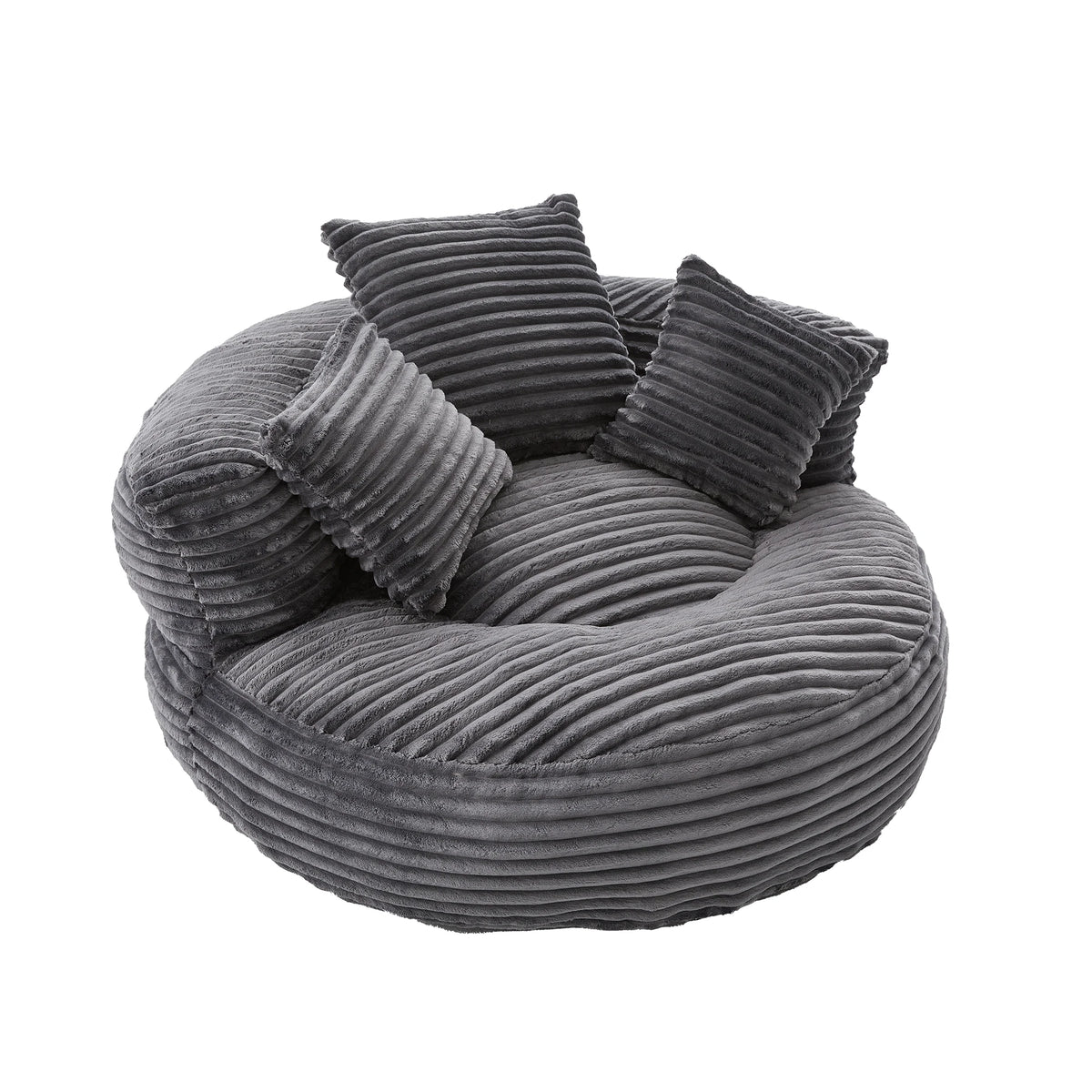 Fauteuil relax / canapé d'appoint pour chambre, solide et confortable, fauteuil à dossier haut avec poches de rangement, fauteuil canapé individuel pour le jeu vidéo, fauteuil poire pour le bureau