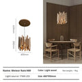 Plafonnier en bois, lustre de plafond