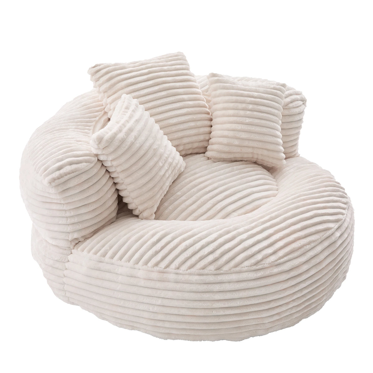 Fauteuil relax / canapé d'appoint pour chambre, solide et confortable, fauteuil à dossier haut avec poches de rangement, fauteuil canapé individuel pour le jeu vidéo, fauteuil poire pour le bureau