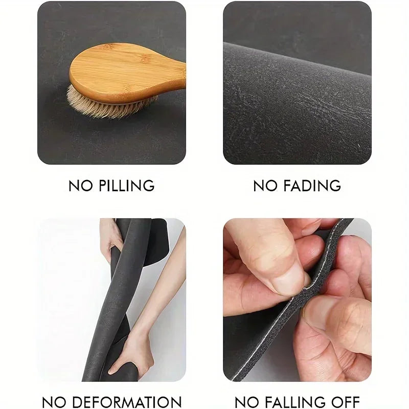 Tapis de bain antidérapant, absorbant en terre de diatomée,