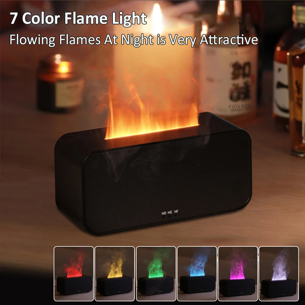 Mini Diffuseur & Humidificateur d'Air – Effet Flamme Apaisant