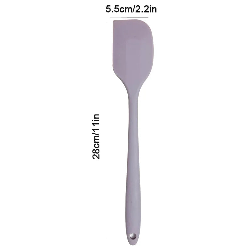 Spatule à crème en silicone, spatule à beurre anti-adhésive, ustensiles de cuisson thermorésistants pour la cuisine, outils de pâtisserie DIY pour gâteaux