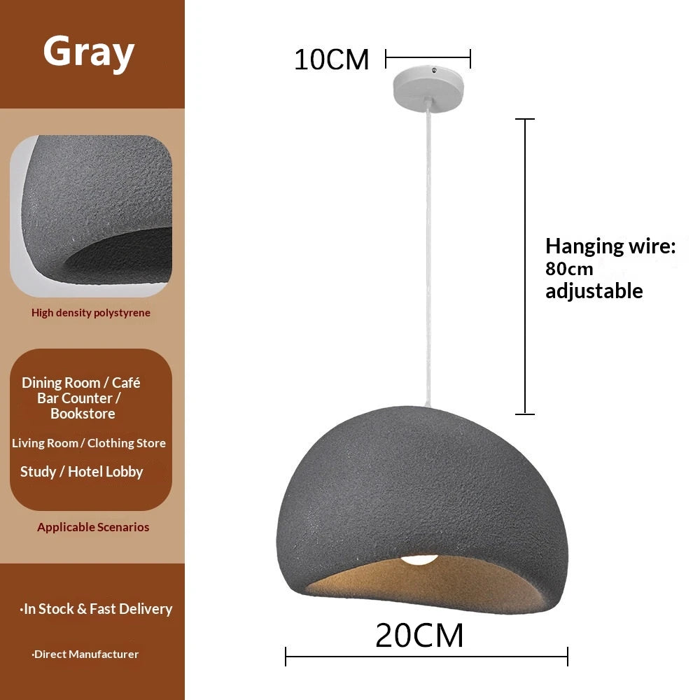Modern LED Nordic Wabi Sabi Pendant Light - Ceiling Chandeliers Hanging Lamp for Living Room Dining Bedroom Bar Home Decor