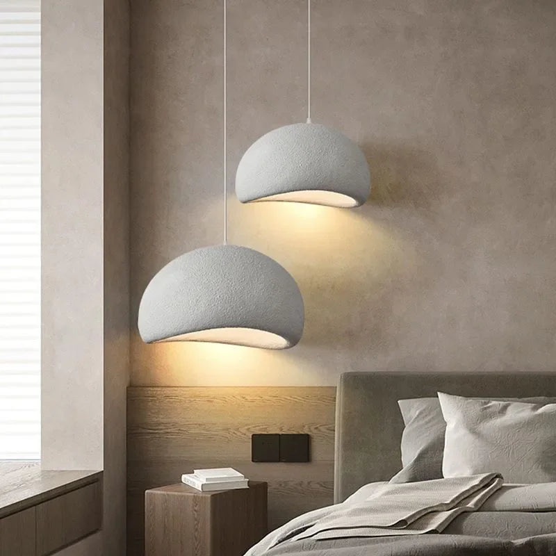 Modern LED Nordic Wabi Sabi Pendant Light - Ceiling Chandeliers Hanging Lamp for Living Room Dining Bedroom Bar Home Decor
